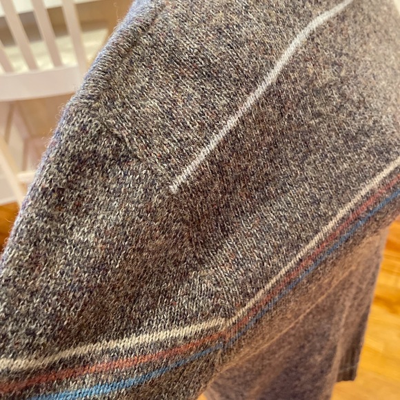💜 5 for $25 or 3 for $18 Royal Knight brown striped wool blend grandpa s… - Picture 3 of 5